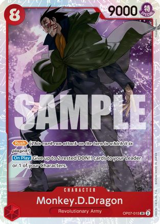 Monkey.D.Dragon (015) (OP07-015) - 500 Years in the Future Foil-1