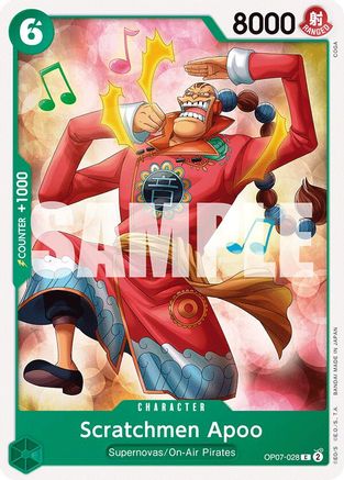 Scratchmen Apoo (OP07-028) - 500 Years in the Future-1