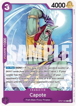 Capote (OP07-063) - 500 Years in the Future-1