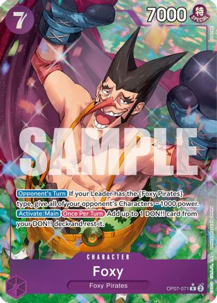 Foxy (071) (Parallel) (OP07-071) - 500 Years in the Future Foil-1
