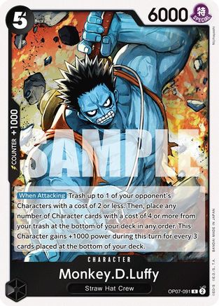 Monkey.D.Luffy (091) (OP07-091) - 500 Years in the Future Foil-1
