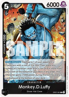 Monkey.D.Luffy (091) (OP07-091) - 500 Years in the Future Foil-1