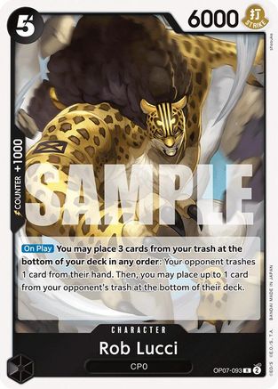 Rob Lucci (093) (OP07-093) - 500 Years in the Future Foil-1