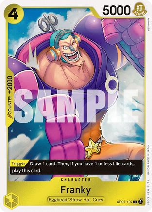 Franky (OP07-107) - 500 Years in the Future Foil-1