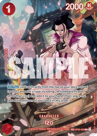 Izo (SP) (OP03-003) - 500 Years in the Future Foil-1