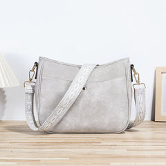 Women's Simple Crossbody Bag – PU Leather Shoulder Purse for Everyday Use-12