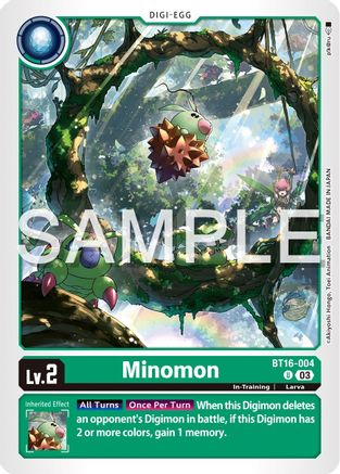 Minomon (BT16-004) - Beginning Observer-1