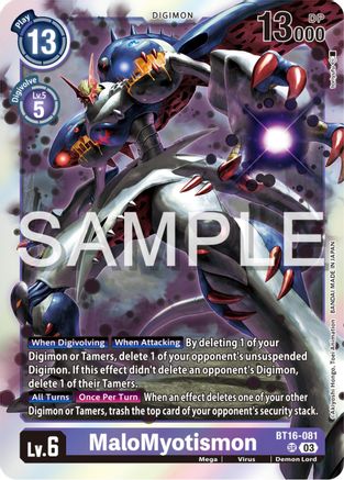 MaloMyotismon (BT16-081) - Beginning Observer Foil-1