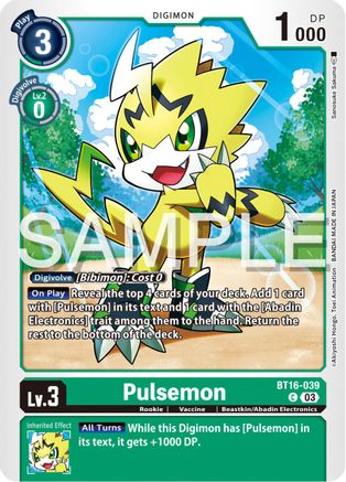 Pulsemon (BT16-039) - Beginning Observer-1