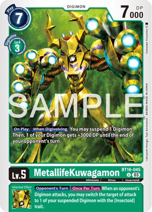 MetallifeKuwagamon (BT16-045) - Beginning Observer-1