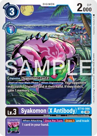 Syakomon (X Antibody) (BT16-066) - Beginning Observer-1
