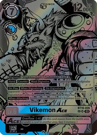Vikemon ACE (Textured) (BT16-026) - Beginning Observer Foil-1