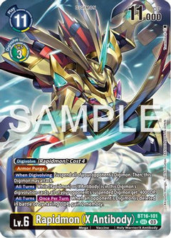 Rapidmon (X Antibody) (Alternate Art) (BT16-101) - Beginning Observer Foil-1