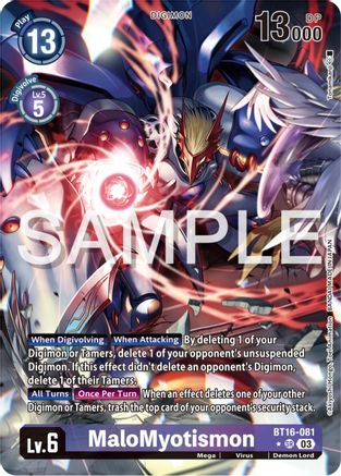 MaloMyotismon (Alternate Art) (BT16-081) - Beginning Observer Foil-1