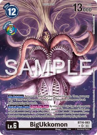 BigUkkomon (Alternate Art) (BT16-083) - Beginning Observer Foil-1