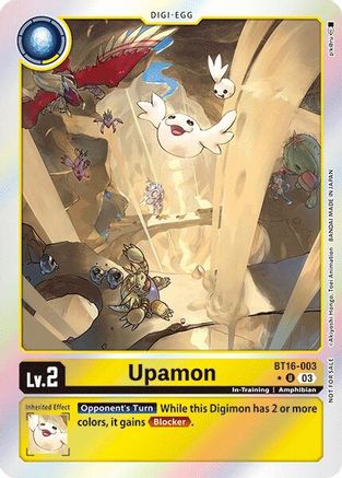 Upamon (Box Promotion Pack: Beginning Observer) (BT16-003) - Beginning Observer Foil-1