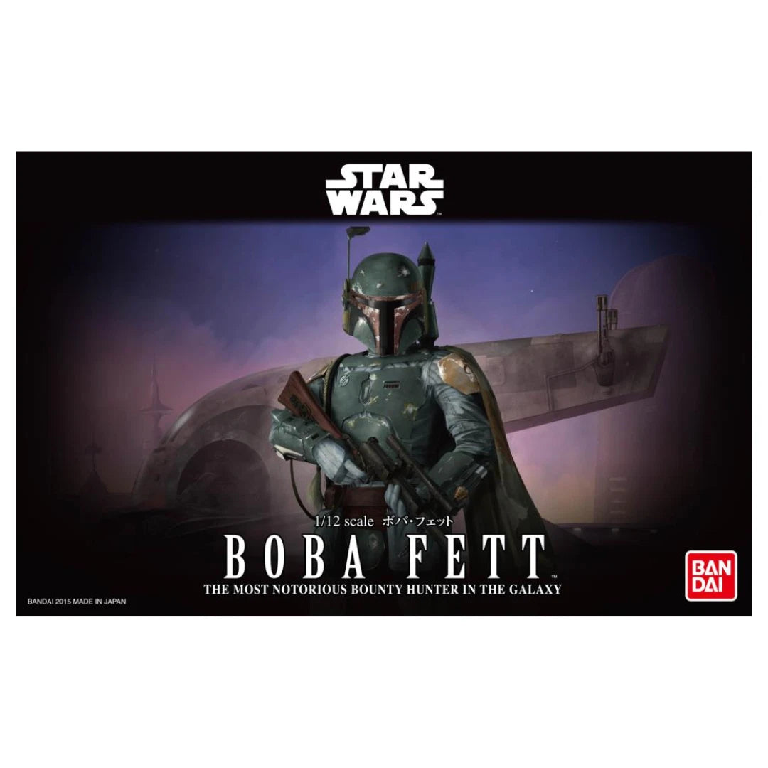 Star Wars – Kit de modelo a escala 1:12 de Boba Fett (Bandai Spirits, UPC: 549660013051)