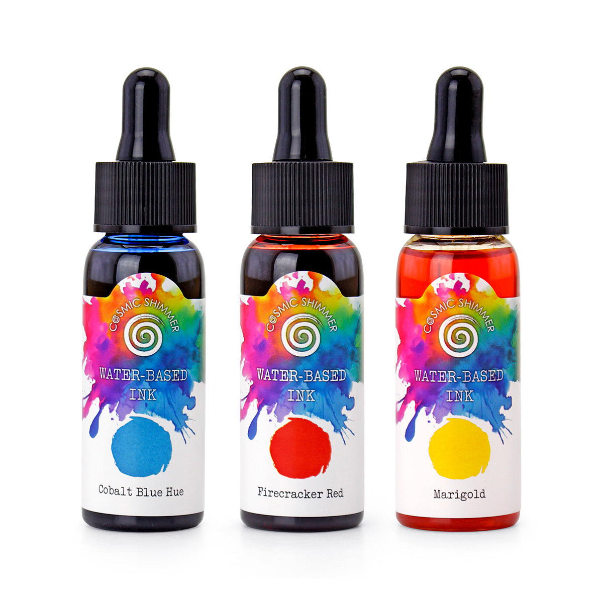 Cosmic Shimmer Origins Water-Based Inks, Set of 3 Primary Colours-2
