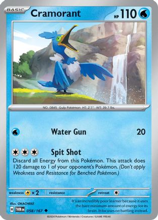 Cramorant - 058/167 58 - SV06 Twilight Masquerade-1