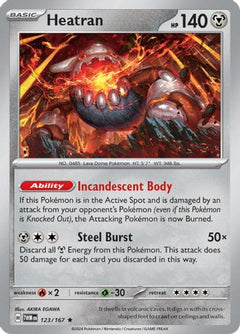 Heatran 123 - SV06 Twilight Masquerade Holofoil-1