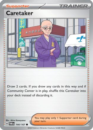 Caretaker - 144/167 144 - SV06 Twilight Masquerade Reverse Holofoil-1