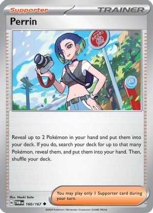 Perrin - 160/167 160 - SV06 Twilight Masquerade Reverse Holofoil-1