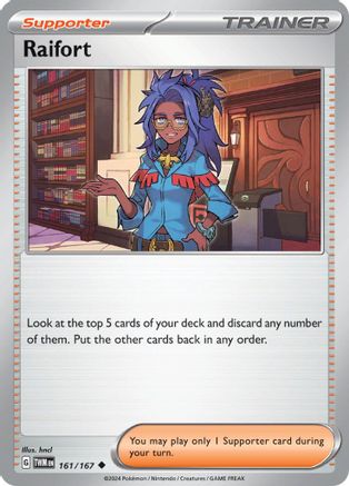Raifort 161 - SV06 Twilight Masquerade Reverse Holofoil-1