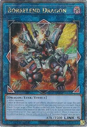 Borrelend Dragon (Quarter Century Secret Rare) (RA02-EN043) - 25th Anniversary Rarity Collection II 1st Edition