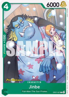 Jinbe (027) (OP07-027) - 500 Years in the Future Pre-Release Cards-1