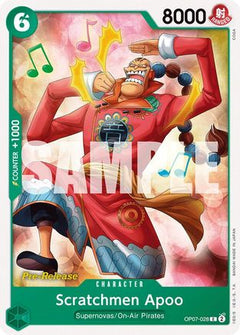 Scratchmen Apoo (OP07-028) - 500 Years in the Future Pre-Release Cards-1