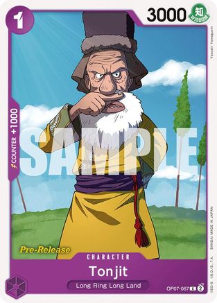 Tonjit (OP07-067) - 500 Years in the Future Pre-Release Cards-1