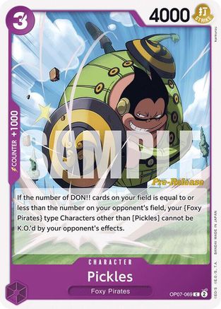 Pickles (OP07-069) - 500 Years in the Future Pre-Release Cards-1