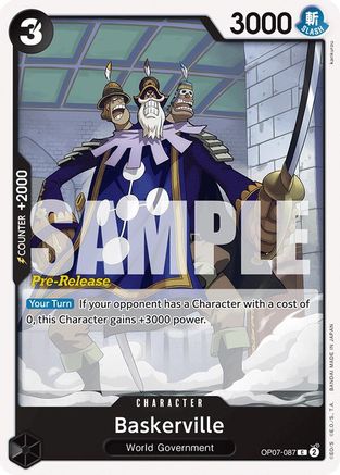Baskerville (OP07-087) - 500 Years in the Future Pre-Release Cards-1