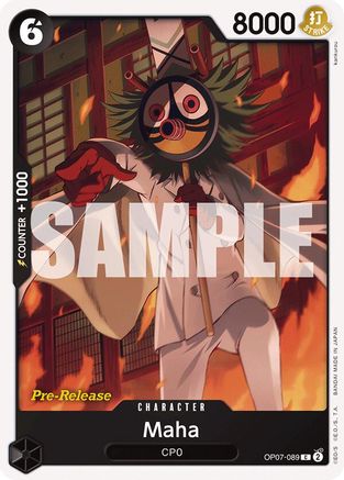 Maha (OP07-089) - 500 Years in the Future Pre-Release Cards-1