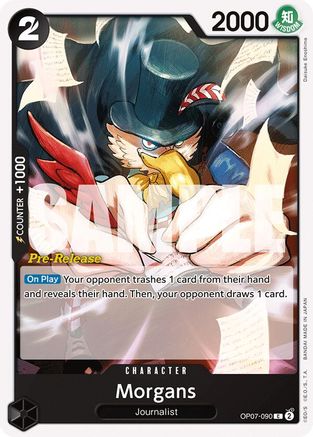 Morgans (OP07-090) - 500 Years in the Future Pre-Release Cards-1