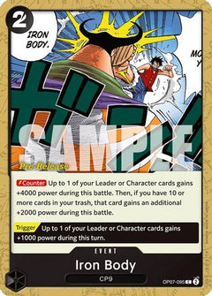 Iron Body (OP07-095) - 500 Years in the Future Pre-Release Cards-1