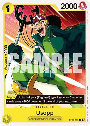 Usopp (OP07-099) - 500 Years in the Future Pre-Release Cards-1