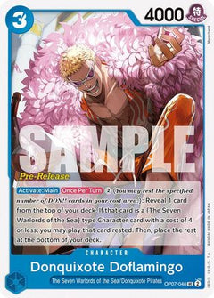 Donquixote Doflamingo (OP07-048) - 500 Years in the Future Pre-Release Cards-1