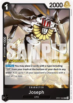 Joseph (OP07-092) - 500 Years in the Future Pre-Release Cards-1