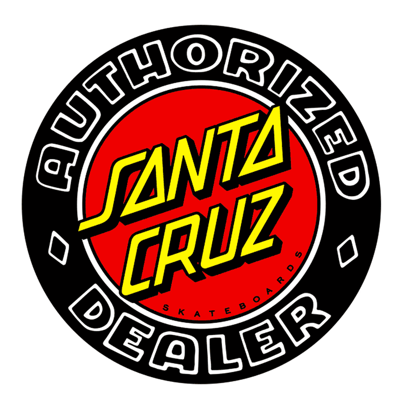 Santa Cruz 'Dot Authorized Dealer' Sticker - Red-1