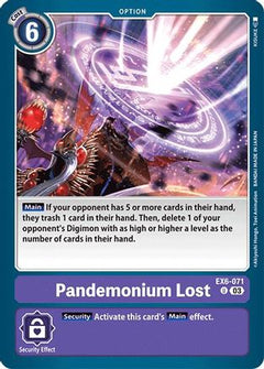 Pandemonium Lost (EX6-071) - Infernal Ascension-1