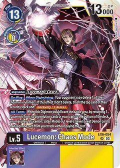 Lucemon: Chaos Mode (EX6-054) - Infernal Ascension Foil-1