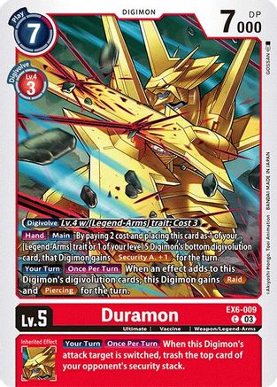 Duramon (EX6-009) - Infernal Ascension-1