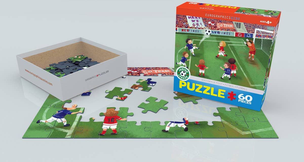 Eurographics Junior League Soccer 60-Piece Puzzle - Ages 4+-3