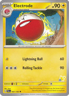 Electrode - Pikachu 25 - Battle Academy 2024-1