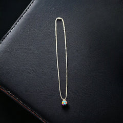 Sterling Silver Red and Orange Necklaces-2