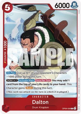 Dalton (OP08-008) - Two Legends Foil-1