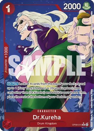 Dr.Kureha (Parallel) (OP08-015) - Two Legends Foil-1