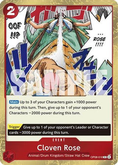 Cloven Rose (OP08-018) - Two Legends Foil-1