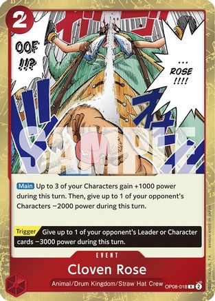 Cloven Rose (OP08-018) - Two Legends Foil-1